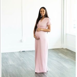 Floral Maxi Dress - great w/ or w/o baby bump! ;)